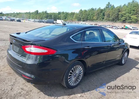 2014 Ford Fusion Hybrid Titanium из США, поврежденный, VIN 3FA6P0RUXER131560